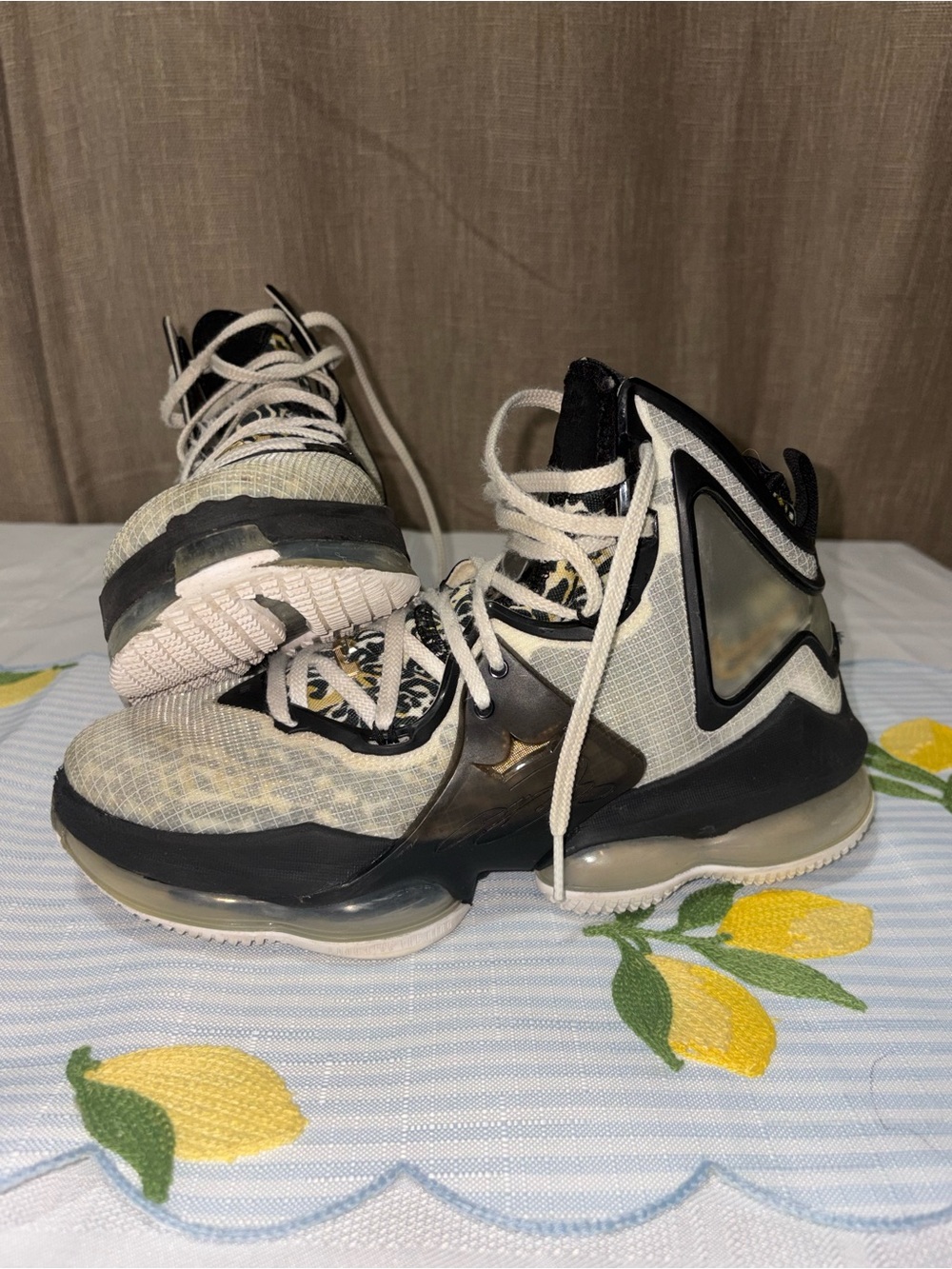 Nike LeBron 19 Royalty Leopard Basketball Shoes | Size 8